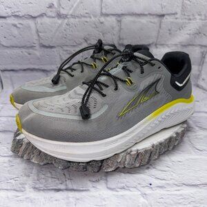 Altra Paradigm 7 Running Shoes Mens Sz 13 Gray Yellow Road Running Sneakers